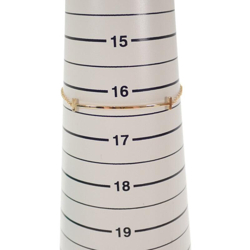 ティファニー TIFFANY&Co. Ｔスマイル ミディアム 60150763 ブレスレット K18イエローゴールド レディース【中古】【SAランク】