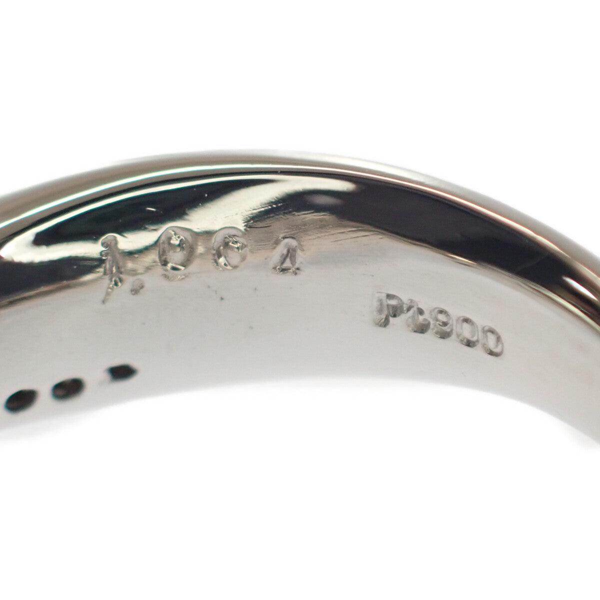 デザインジュエリー 15号 リング Pt900プラチナ ダイヤモンド レディース【中古】【Aランク】