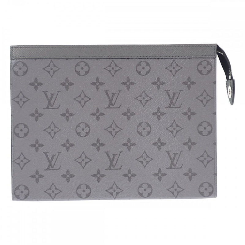 【Aランク】ルイヴィトン LOUIS VUITTON ポシェット・ヴォワヤージュ MM M30840 クラッチバッグ タイガラマ モノグラムキャンバス シルバー メンズ【ISEYA】