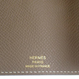 【Sランク】エルメス HERMES ベアン 4連 キーケース ヴォーエプソン エトゥープ B刻印 ベルト ゴールド金具 レディース 【ISEYA】