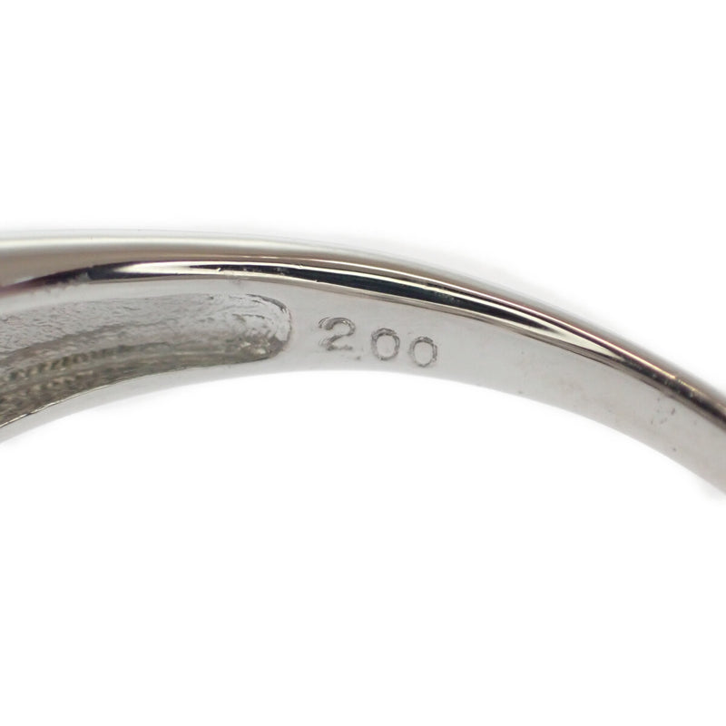 Pt900 デザインリング 指輪 プラチナ ダイヤモンド2.00Ct サイズ棒約17 