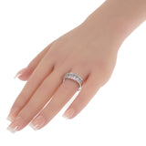 Pt900 デザインリング 指輪 プラチナ ダイヤモンド2.00Ct サイズ棒約17号 レディース ジュエリー アクセサリー 【ISEYA】