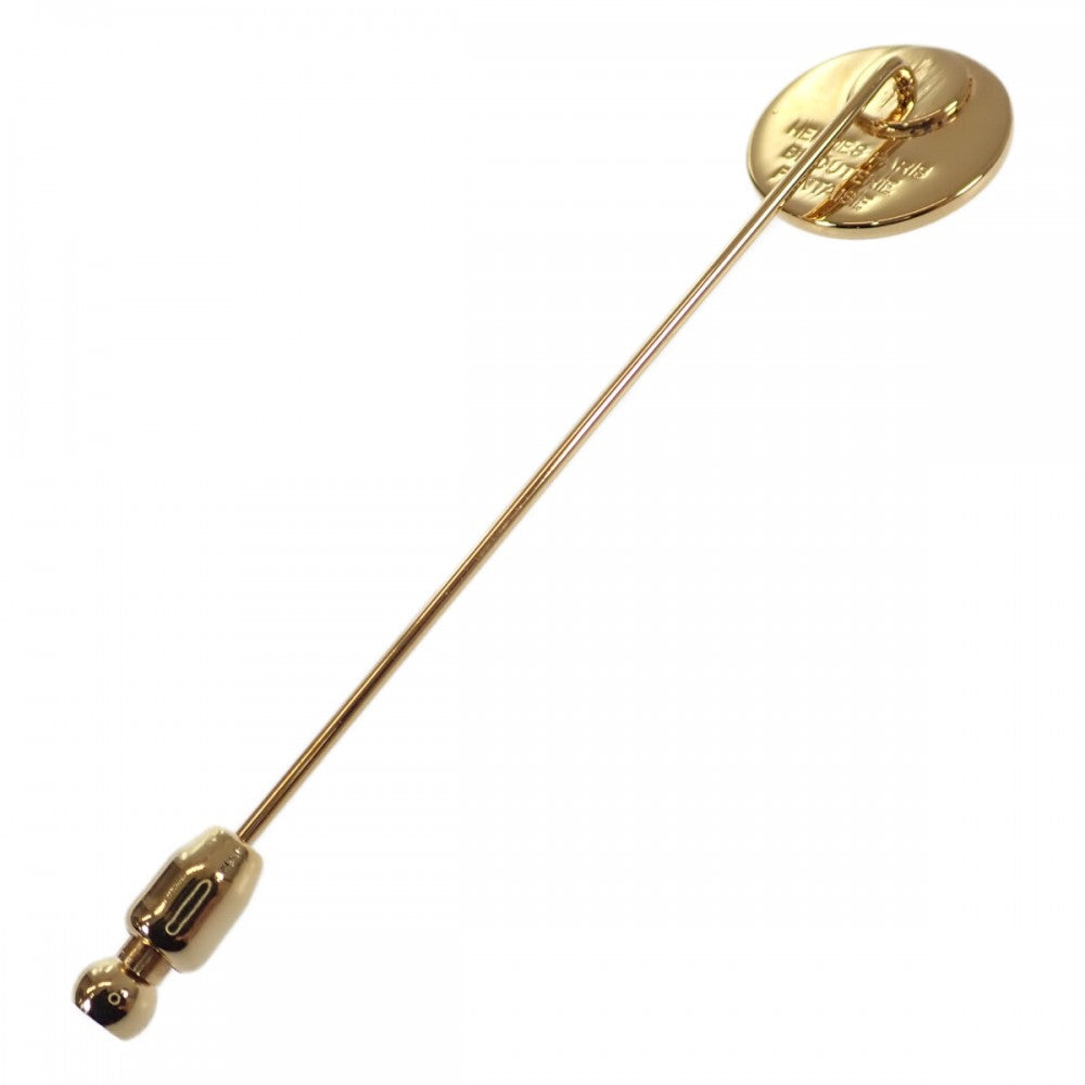 エルメス HERMES セリエ ピン ブローチ メタル ゴールド レディース メンズ【中古】【ABランク】