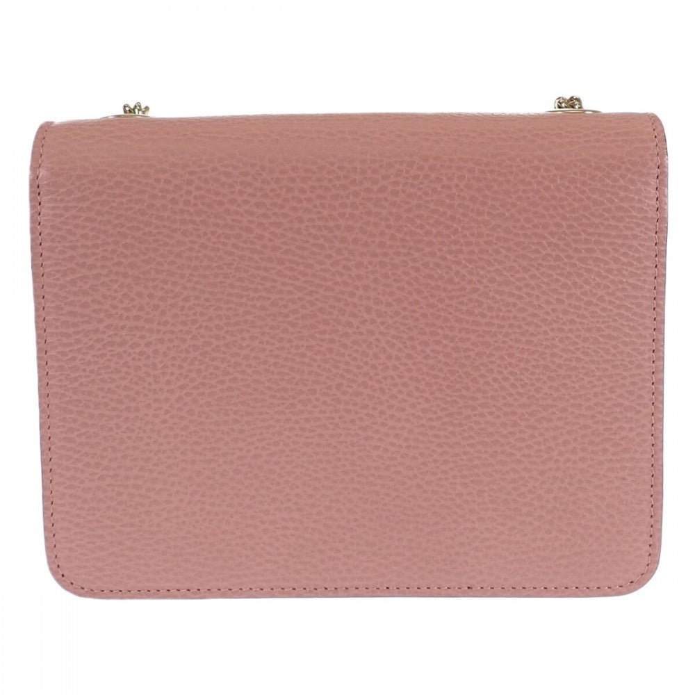 グッチ GUCCI インターロッキングＧ アウトレット ショルダーバッグ カーフ ピンク ゴールド金具 レディース【中古】【ABランク】