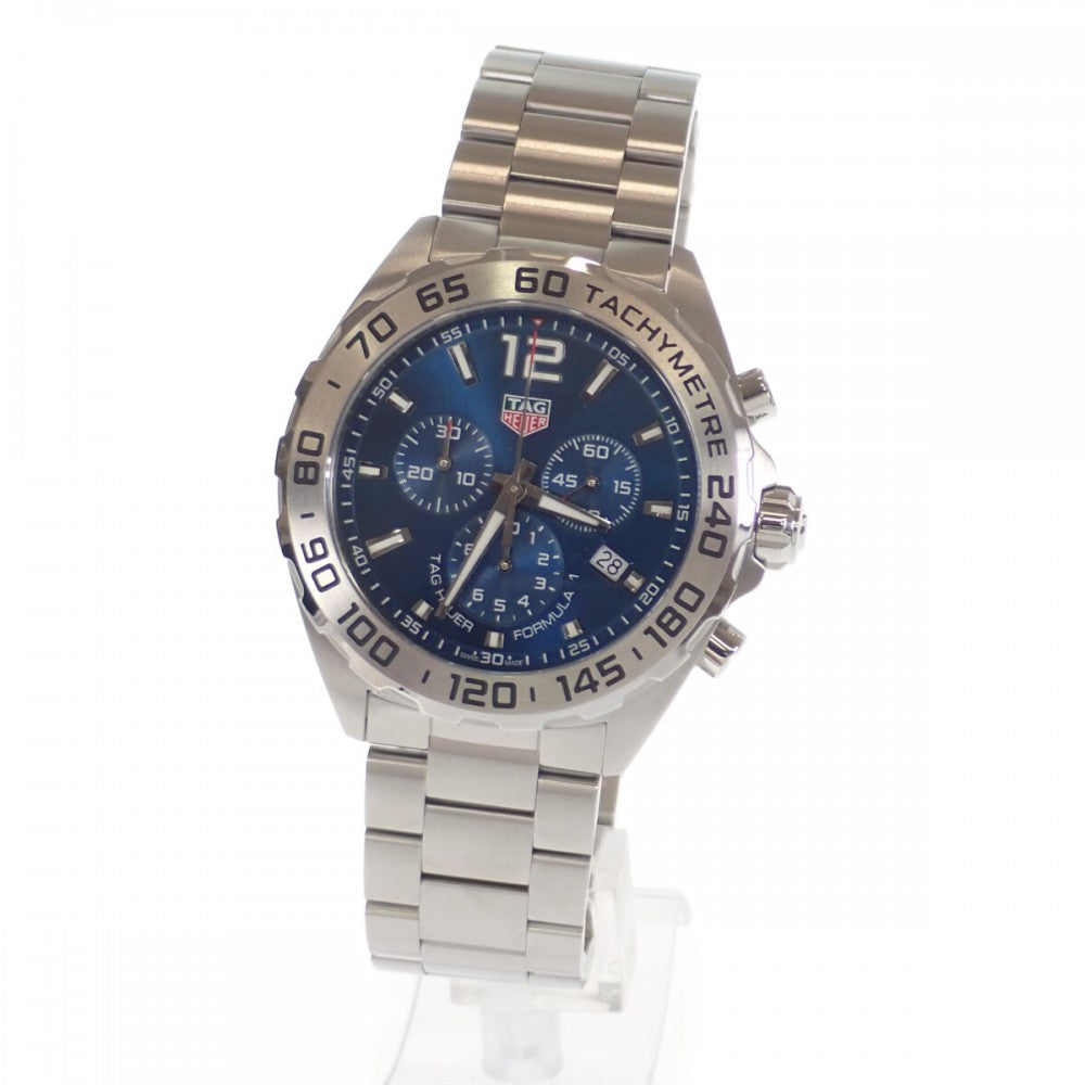 【中古】タグホイヤー TAG HEUER フォーミュラ1 CAZ101K.BA0842 腕時計 ステンレススチール クオーツ ブルー文字盤 メンズ【Aランク】