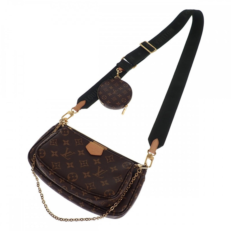 【Aランク】ルイヴィトン LOUIS VUITTON ミュルティ・ポシェット M44813 ショルダーバッグ ３WAYバッグ モノグラム ブラウン レディース【ISEYA】