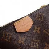 【Aランク】ルイヴィトン LOUIS VUITTON ミュルティ・ポシェット M44813 ショルダーバッグ ３WAYバッグ モノグラム ブラウン レディース【ISEYA】