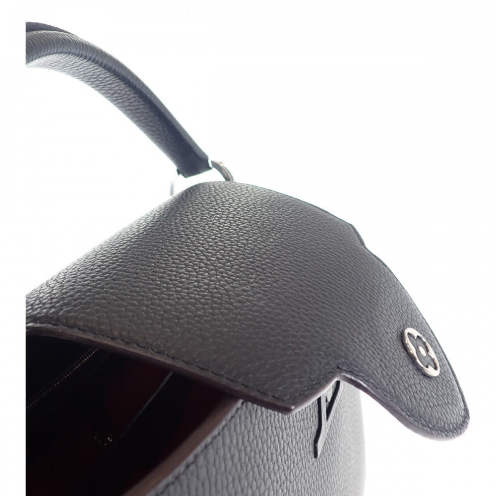 ルイヴィトン LOUIS VUITTON カプシーヌPM M42242 2WAYバッグ ハンドバッグ トリヨンレザー ノワール フューシャ レディース【中古】【Aランク】