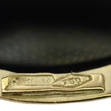 【中古】 K18 デザインジュエリー カメオ ブローチ K18イエローゴールド ネイビー メノウ レディース【Aランク】