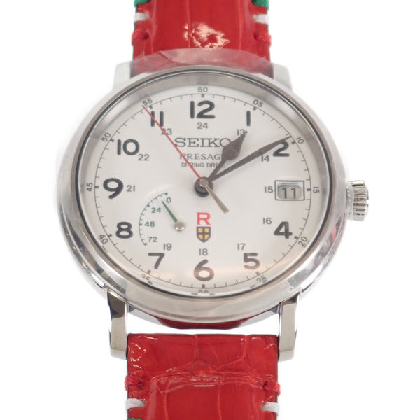 プレザージュ 紅の豚 ジブリコラボ メンズ 腕時計 SARR005 ホワイト文字盤 世界限定500本【ISEYA】