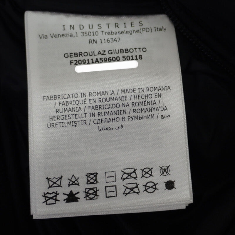 モンクレール MONCLER GEBROULAZ 2 F20911A59600 50118 ダウンジャケット ラムスキン ブラック メンズ【中古】【Aランク】