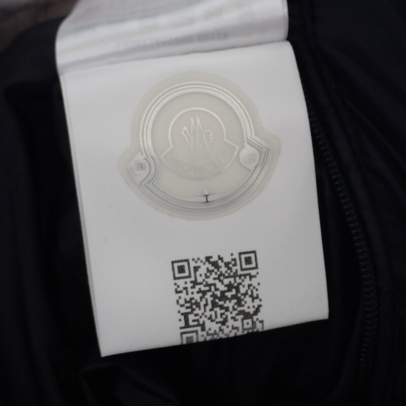 モンクレール MONCLER GEBROULAZ 2 F20911A59600 50118 ダウンジャケット ラムスキン ブラック メンズ【中古】【Aランク】