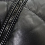 モンクレール MONCLER GEBROULAZ 2 F20911A59600 50118 ダウンジャケット ラムスキン ブラック メンズ【中古】【Aランク】