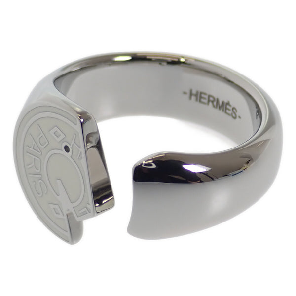 カルーゼル リング 指輪 H077326FJ1058 ステンレススチール メタル クレ ホワイト系 #58 約17号 メンズ 【ISEYA】
