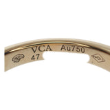 K18YG ヴィンテージアルハンブラ リング 指輪 VCARO3QM47 マラカイト #47 約7号【ISEYA】