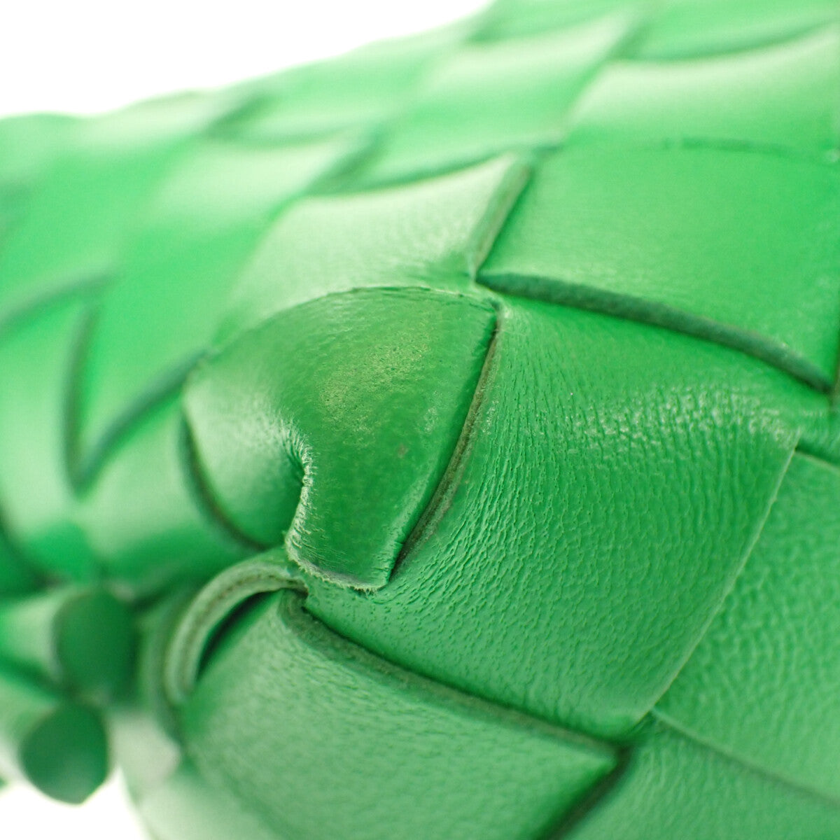 ボッテガヴェネタ BOTTEGA VENETA ミニループカメラバッグ イントレチャート 680254V1G113722 ショルダーバッグ ラムスキン パラキート レディース【中古】【Aランク】