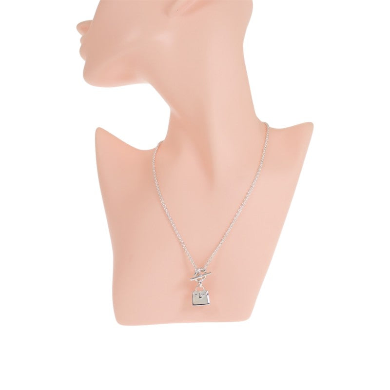 エルメス HERMES アミュレット ケリー H121325B00 ネックレス シルバー925 シルバー レディース メンズ【中古】【Aランク】