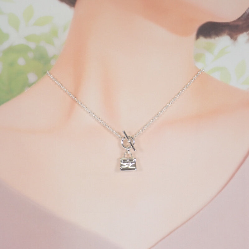 エルメス　アミュレット　ケリーネックレス シルバー/925 HERMES エルメス ネックレス アミュレット ケリー シルバー シルバー