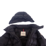 【Aランク】モンクレール MONCLER Gie ロング F20931B53400_53333 ダウンジャケット ナイロン ブラック 0 メンズ レディース【ISEYA】