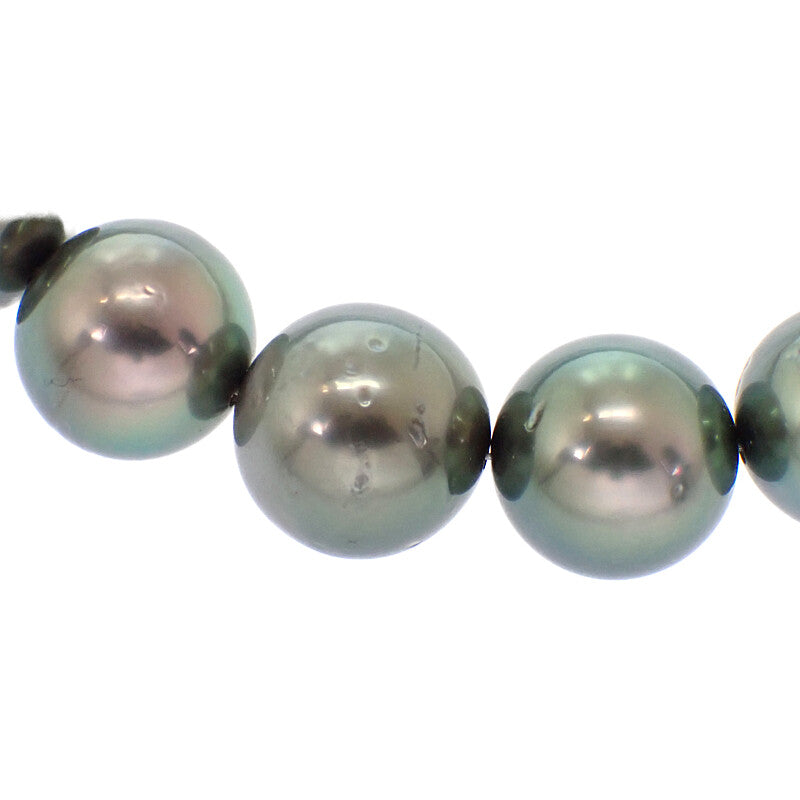 黒蝶パール ストリングス デザインジュエリー ネックレス シルバー925 レディース【中古】【Aランク】