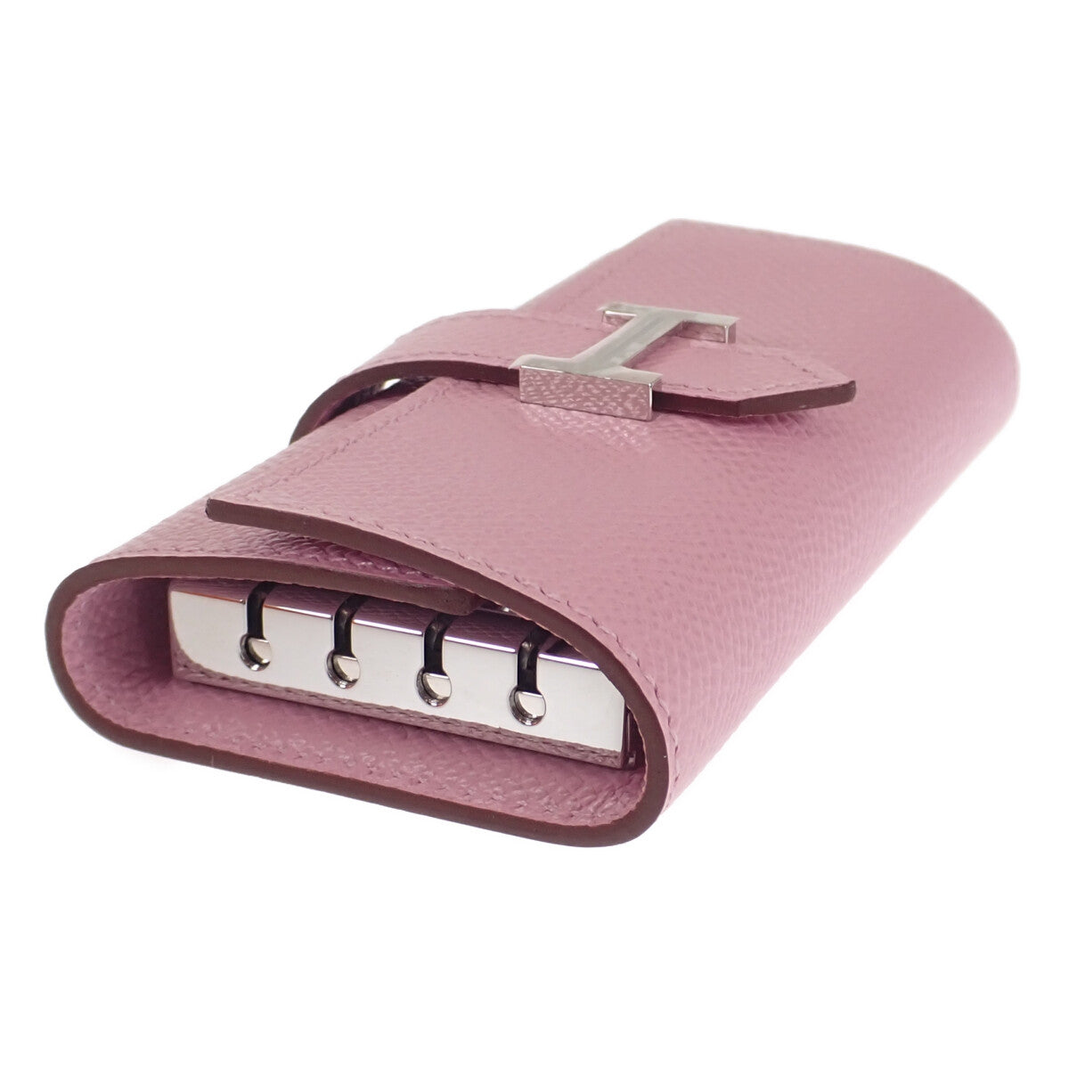 エルメス HERMES ベアン 4連 キーケース ヴォーエプソン モーヴ