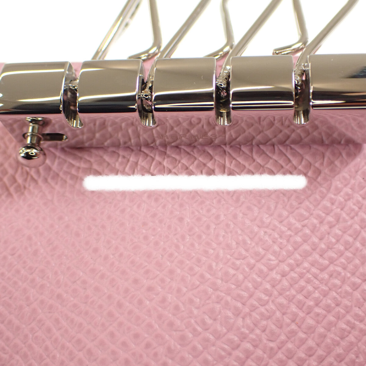 ビンテージ　美品！　エルメス　べアン　キーケース　4連　ピンク系 エルメス HERMES ベアン 4連 キーケース ヴォーエプソン モーヴ