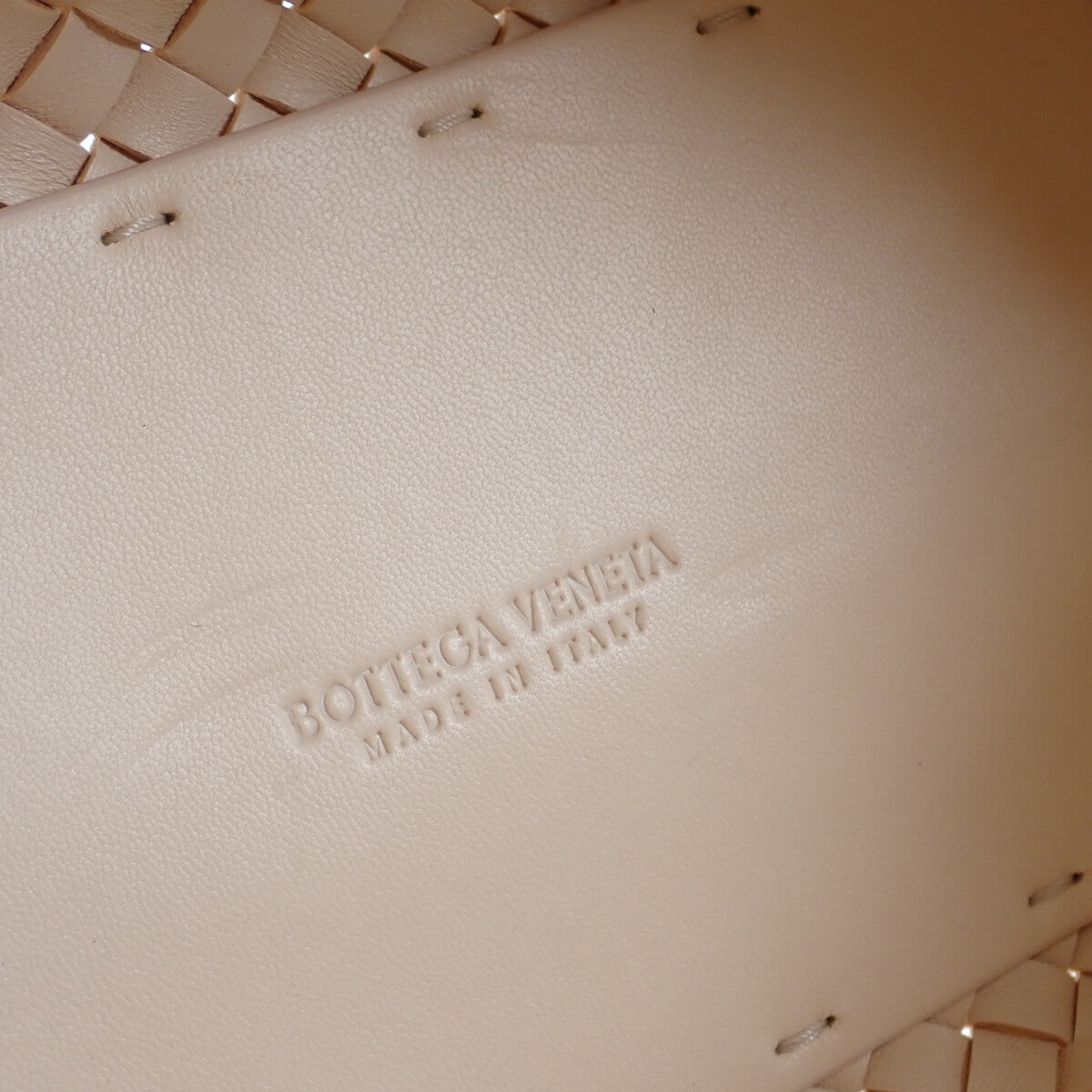 ボッテガヴェネタ BOTTEGA VENETA ミニ カバ 781670V1OW16917 2WAYバッグ ハンドバッグ ラムスキン ロータス レディース【中古】【Aランク】