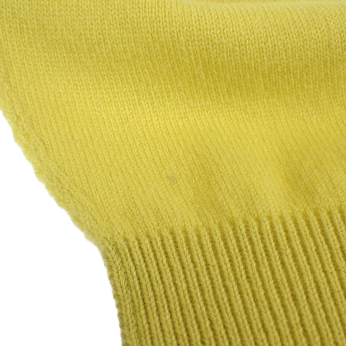 ルイヴィトン LOUIS VUITTON インサイドアウトニット L セーター カシミヤ シルク ナイロン イエロー メンズ【中古】【ABランク】