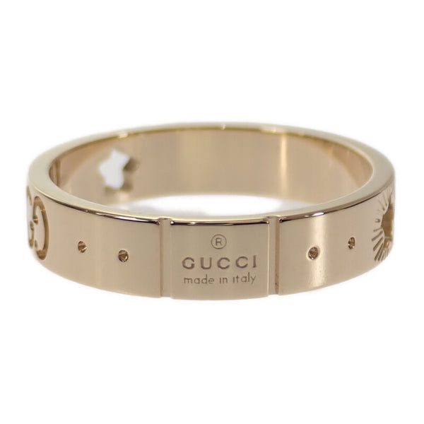 【中古】グッチ GUCCI アイコン スター ‎607339_J8500_8000 リング K18イエローゴールド 12号 レディース【Aランク】