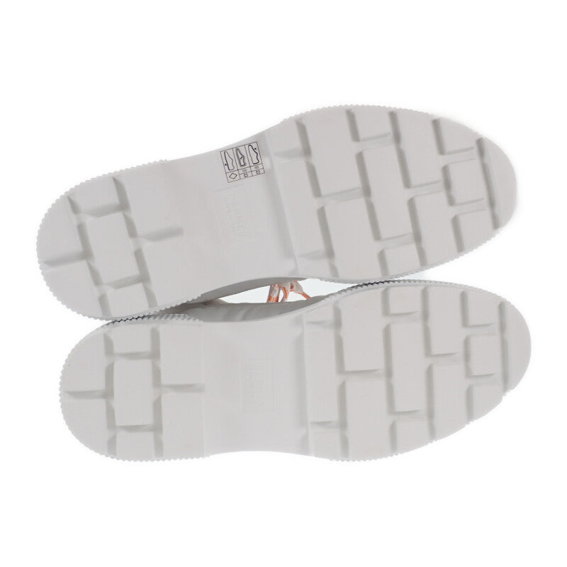 エルメス HERMES フレッシュ アンクルブーツ ハイカット シューズ 38 H222052Z_90370 スニーカー カーフ キルティングパラシュートファブリック ホワイト レディース【中古】【Sランク】