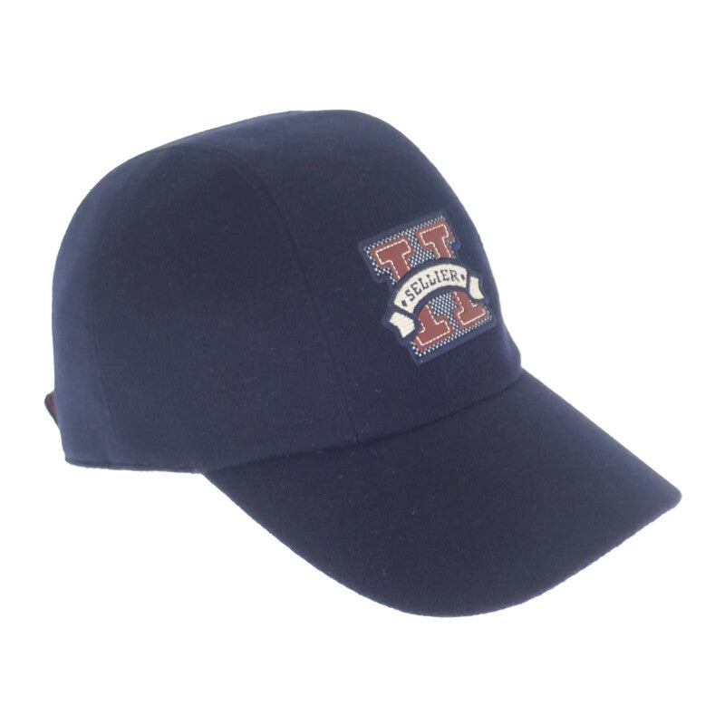 エルメス キャスケット セリエ 帽子 ネイビー HERMES エルメス HERMES デイヴィス・H・セリエ キャスケット 23AW 58