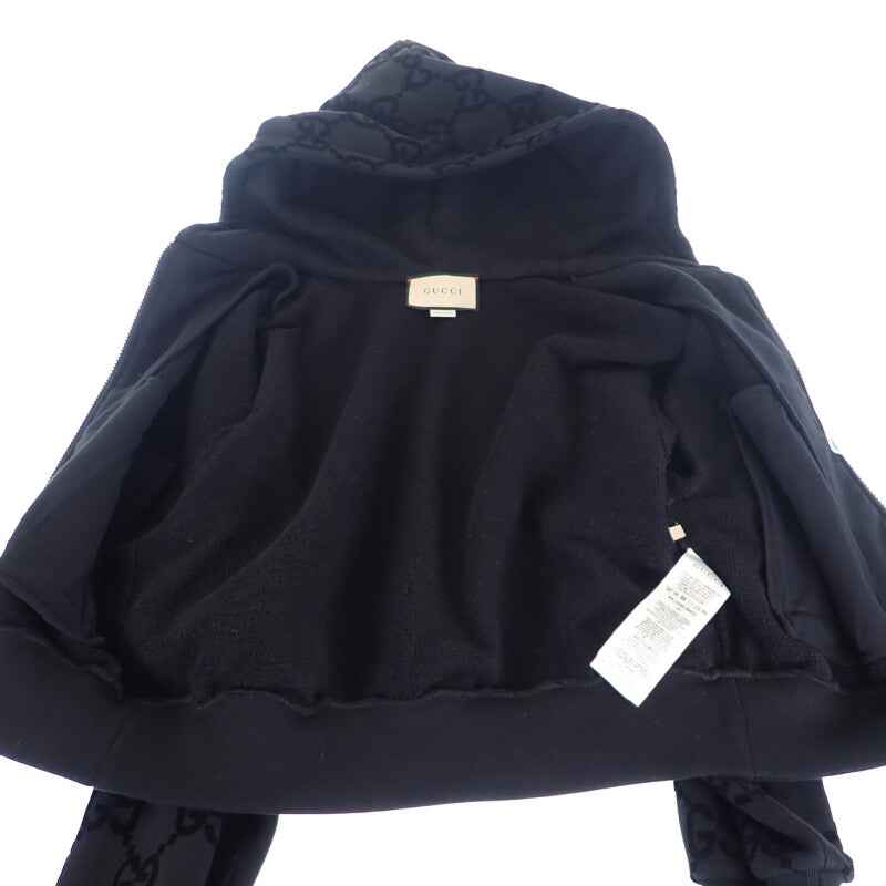 グッチ GUCCI GGブラッシュド フーデットジャケット XS