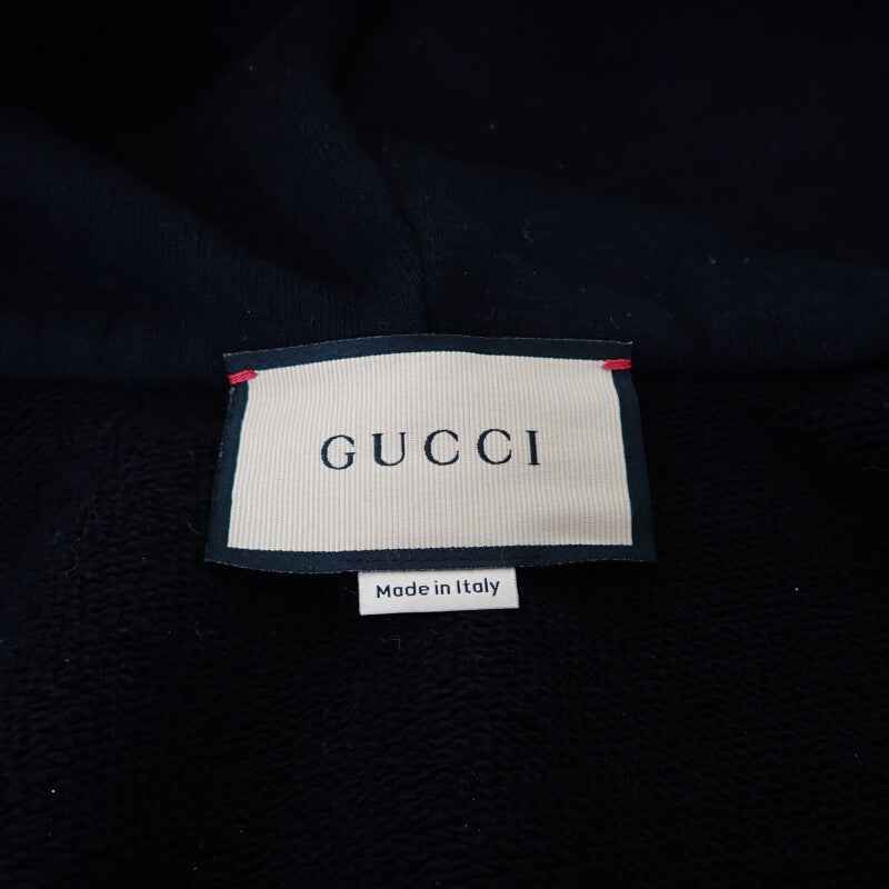 グッチ GUCCI GGブラッシュド フーデットジャケット XS