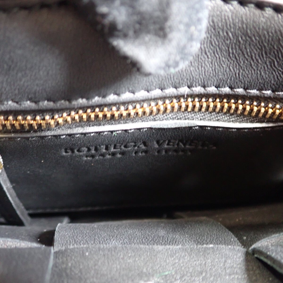 Bottega Veneta Mini Cassette Tote 747755_VMAY1_8425 2-Way Bag Lambskin Black Women's Men's [Used] [A Rank]