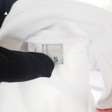 MANICA LUNGA ビックロゴ ロングTシャツ 長袖 トップス H10918D00005 8390T コットン ホワイト Sサイズ【ISEYA】