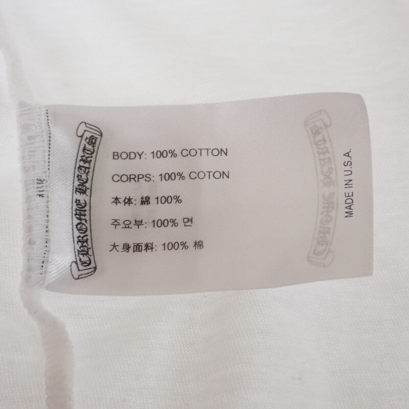 サークルロゴTシャツ 半袖 トップス 408129111 コットン ホワイト 白 Mサイズ メンズ【ISEYA】