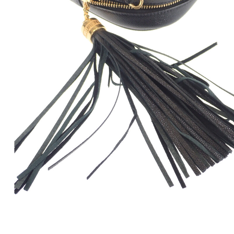 サンローラン SAINT LAURENT ルー ミニショルダー 612579_1GF01 ショルダーバッグ カーフ ブラック レディース【中古】【ABランク】