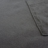 ネックロゴ ポケットTシャツ 半袖 トップス 2212-304-0530 コットン ブラック 黒 XLサイズ メンズ【ISEYA】