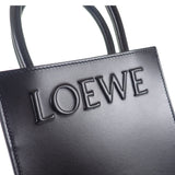 【Aランク】ロエベ LOEWE スタンダード A5 トートバッグ A933S30X01 2WAYバッグ ショルダーバッグ カーフ ブラック レディース【ISEYA】