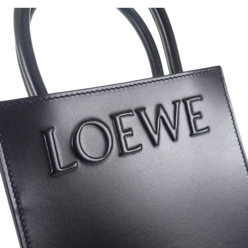 【Aランク】ロエベ LOEWE スタンダード A5 トートバッグ A933S30X01 2WAYバッグ ショルダーバッグ カーフ ブラック レディース【ISEYA】