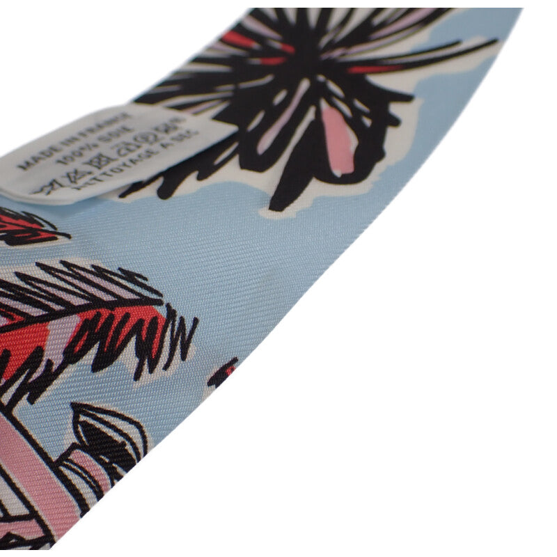 エルメス HERMES ツイリー RAYURES D'ETE レイユールデテ スカーフ シルク ホワイト マルチカラー レディース【中古】【ABランク】