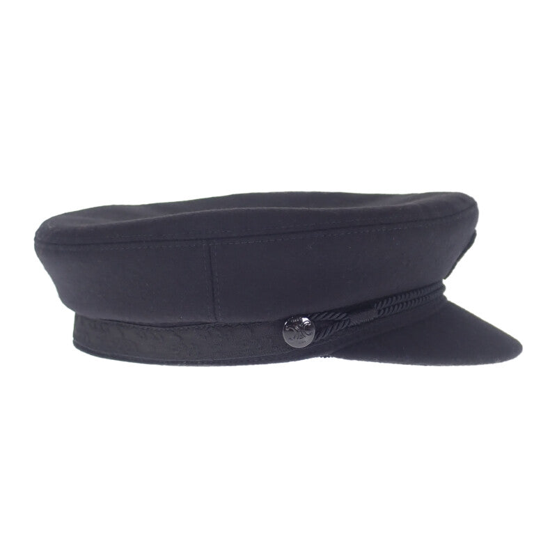 トリオンフセーラーキャップ 帽子 2AUQ1327V.38NO ウール ブラック サイズ59 レディース【ISEYA】