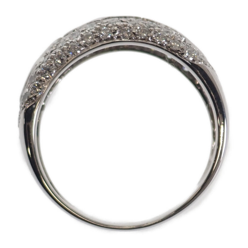 (M012317)K18WG リング 指輪 ダイヤ レディース ホワイトゴールド付属品なし