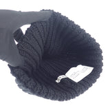 アナグラムブローチ ビーニー ニット帽 帽子 F000487XEK ウール ブラック メンズ レディース ユニセックス【ISEYA】