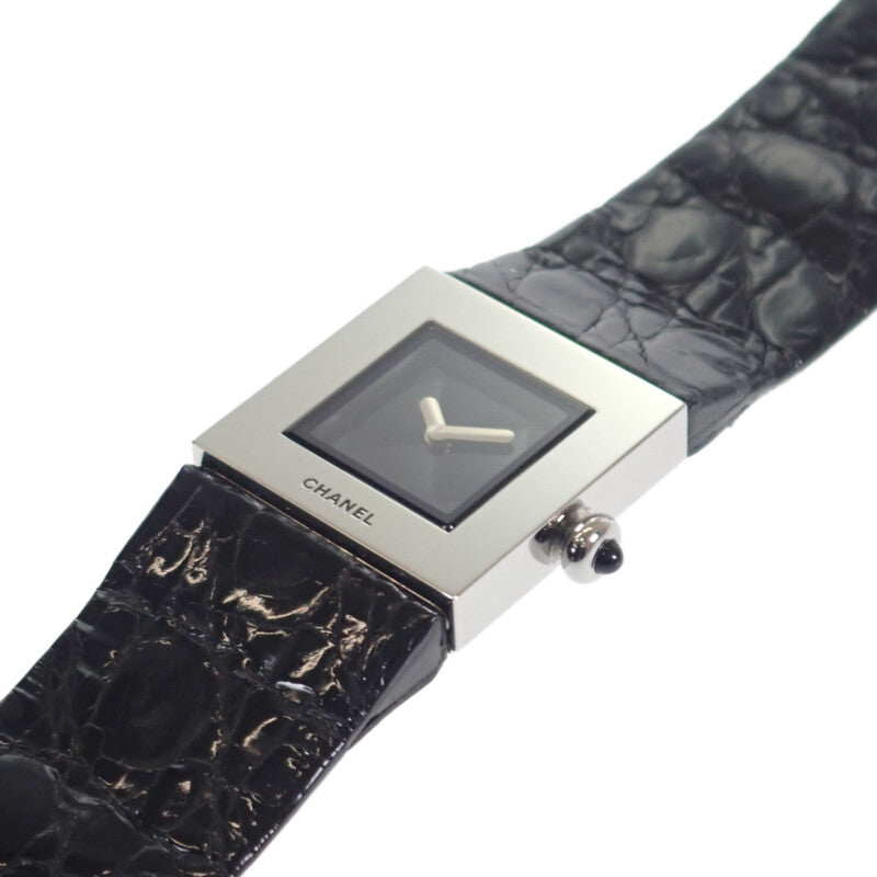 シャネル CHANEL マトラッセ Mサイズ H0116 腕時計 GP レザー クオーツ