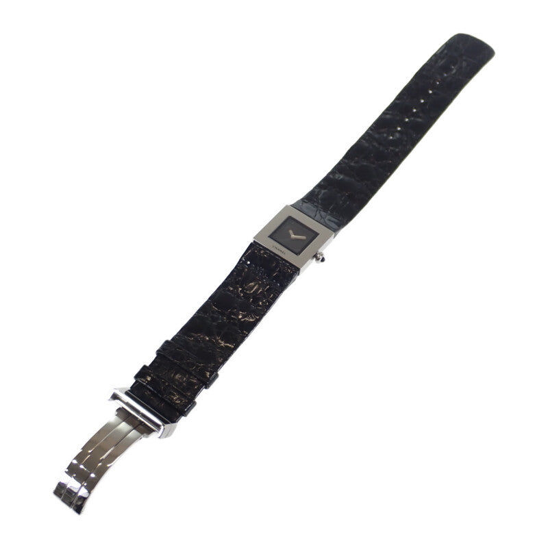 シャネル CHANEL マトラッセ Mサイズ H0116 腕時計 GP レザー クオーツ ブラック文字盤 レディース【中古】【ABランク】
