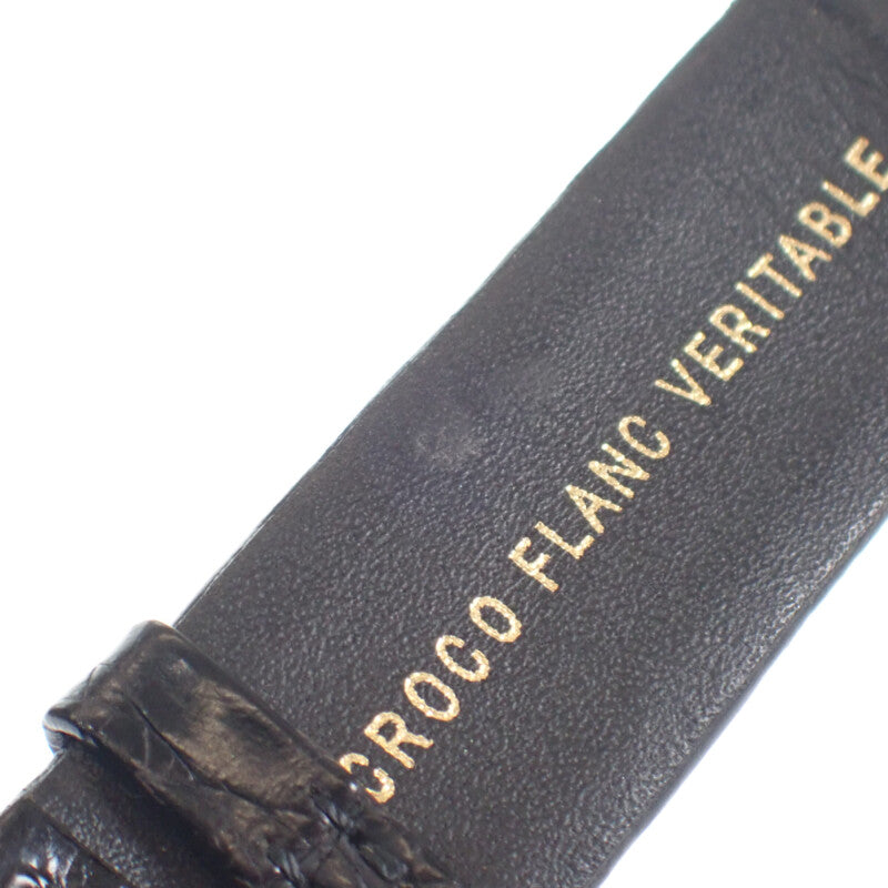 シャネル CHANEL マトラッセ Mサイズ H0116 腕時計 GP レザー クオーツ ブラック文字盤 レディース【中古】【ABランク】