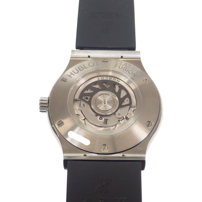 クラシックフュージョン チタニウム メンズ 腕時計 511.NX.1170.RX チタン ラバーベルト 黒 ブラック文字盤【ISEYA】