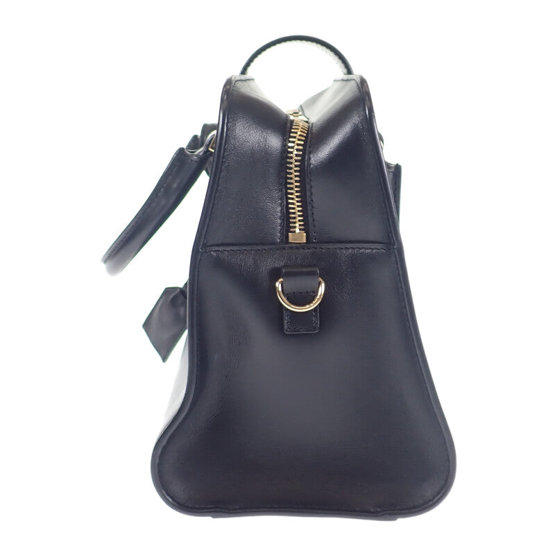 サンローラン SAINT LAURENT ベイビーカバス 568853_DV700_1000 2WAYバッグ ショルダーバッグ カーフ ブラック ゴールド金具 レディース【中古】【Aランク】