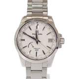 Grand Seiko グランドセイコー スプリングドライブGMT SBGE209 腕時計 ステンレススチール スプリングドライブ ホワイト文字盤 メンズ【中古】【Aランク】